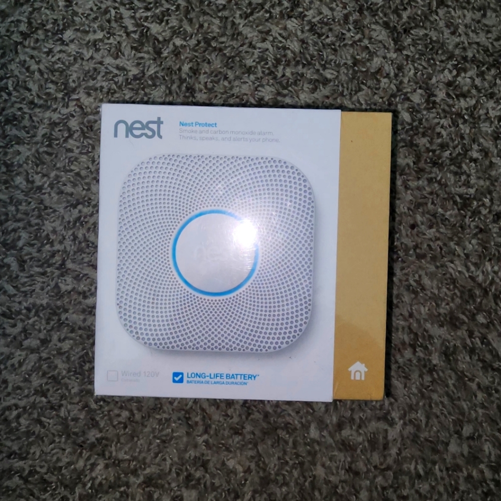 GoogleNest Protect - Smoke Alarm and Carbon Monoxide Detector - Battery Operate